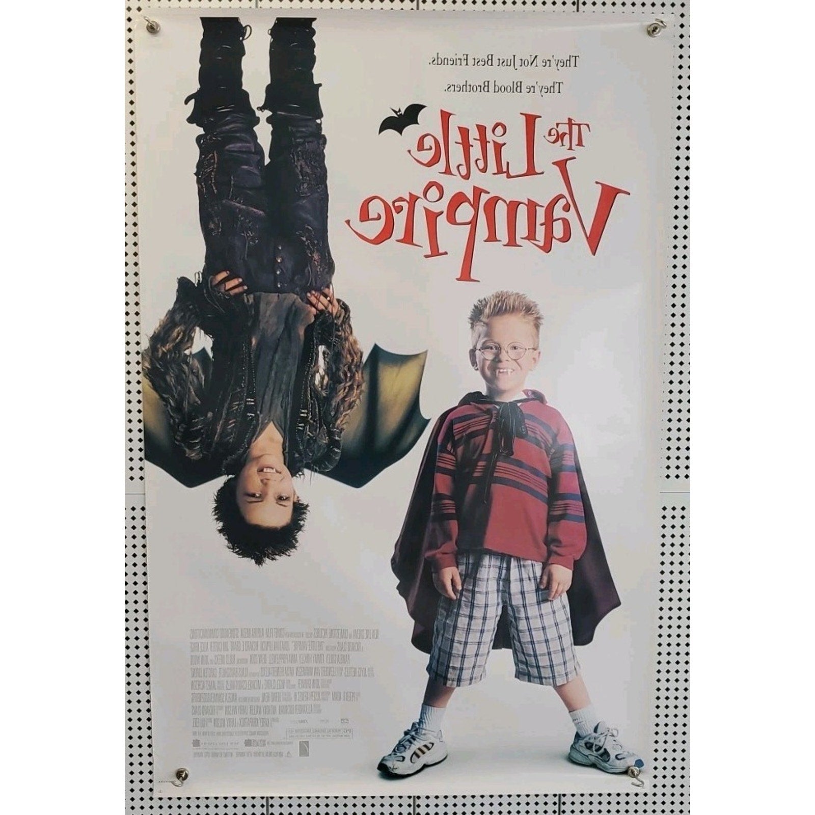 The Little Vampire DS Original Movie Poster (2000) 27x40 Halloween *TORN*