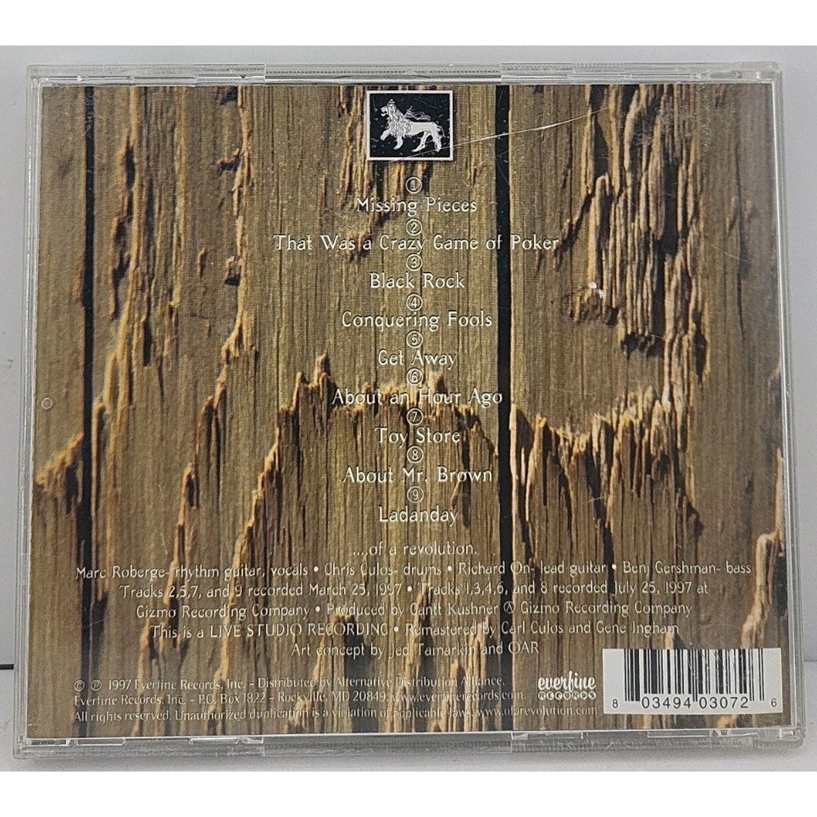 The Wanderer by O.A.R. (CD, 2001)
