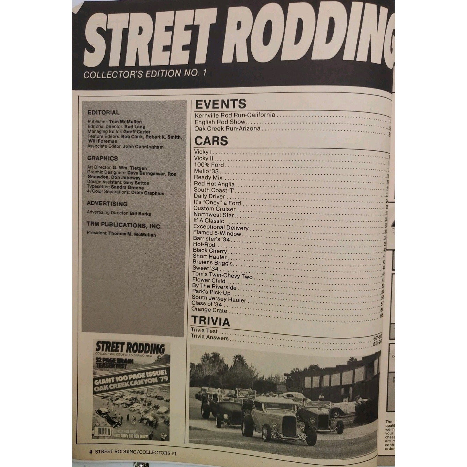 Street Rodding Magazine Spring 1980