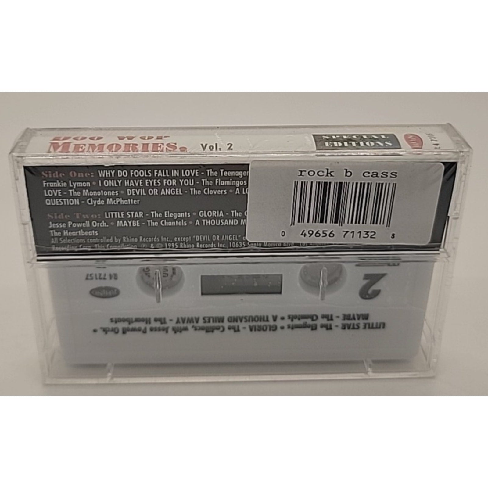 Doo Wop Memories, Vol. 2 by Various Artists (Cassette, Sep-1995) *Brand New*