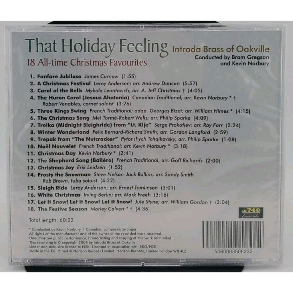 That Holiday Feeling - Intrada Brass Of Oakville CD *Brand New*