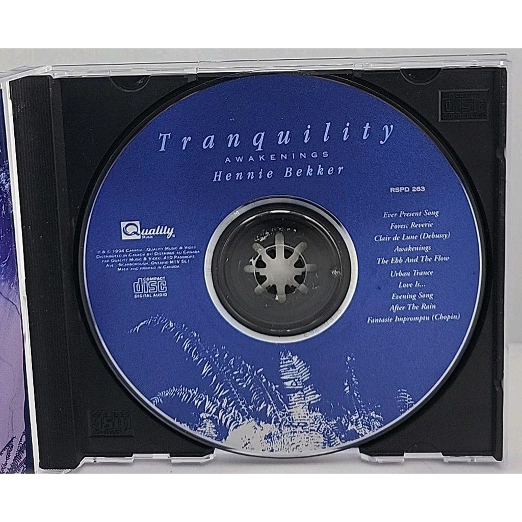 Hennie Bekker - Tranquility Awakenings CD 1994 New Age Quality Music