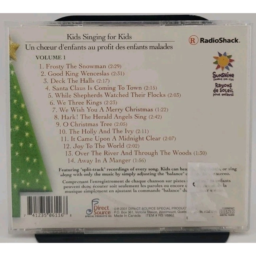 Kids Singing For Kids CD Radioshack Volume 1