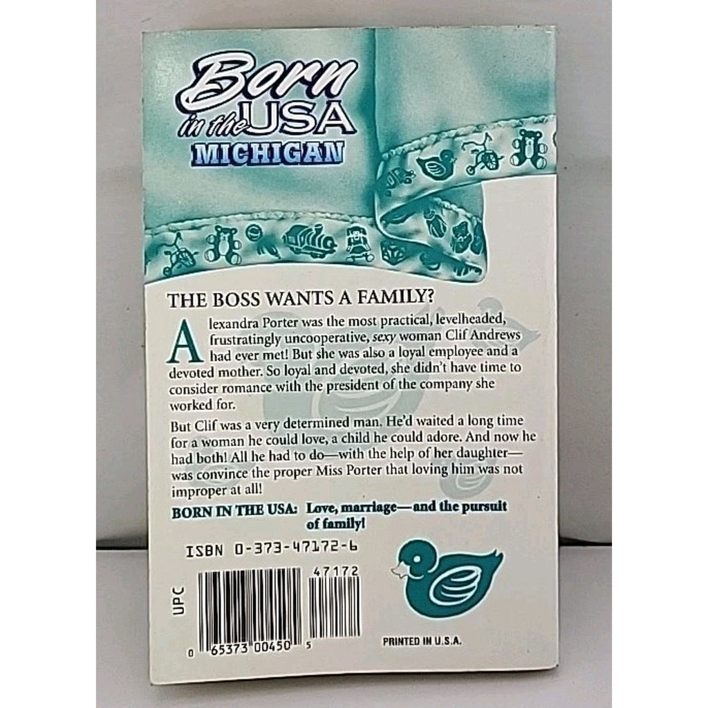 The Proper Miss Porter Born in The USA Michigan Ruth Langan Silhouette Paperback