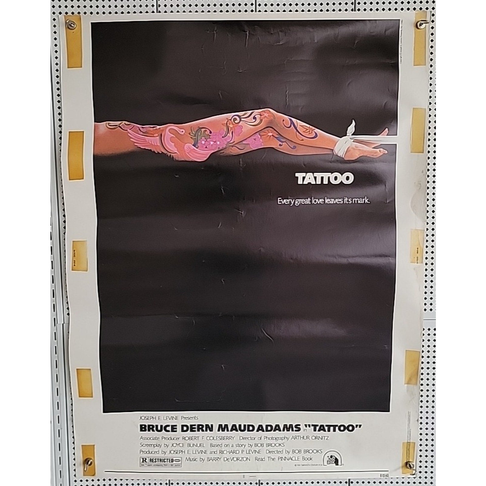 1981 "TATTOO" 27x41" One Sheet Maud Adams