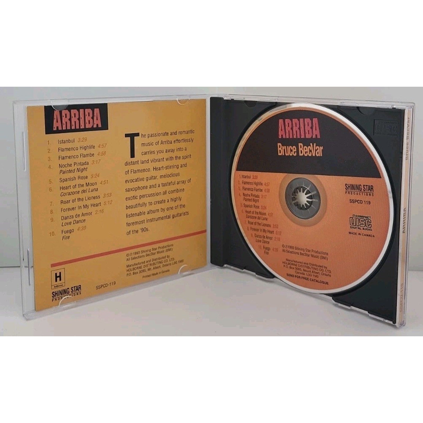 Arriba by Bruce BecVar (CD, 1993)
