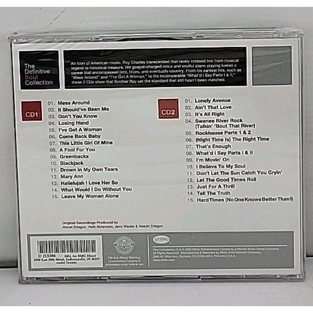 Ray Charles The Definitive Soul Collection (CD) *Brand New*