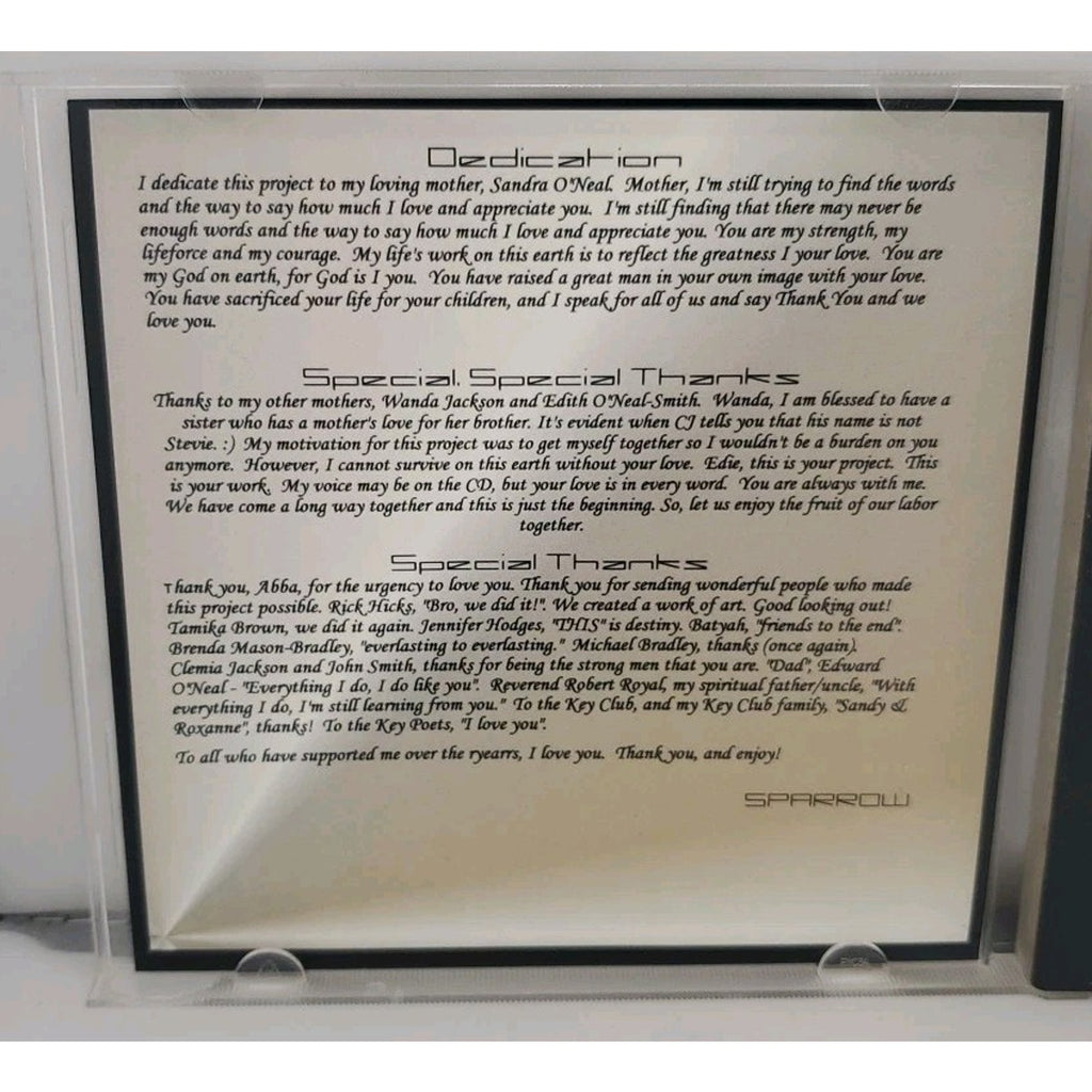 Muzions Stephen "Sparrow" O'neal (CD)