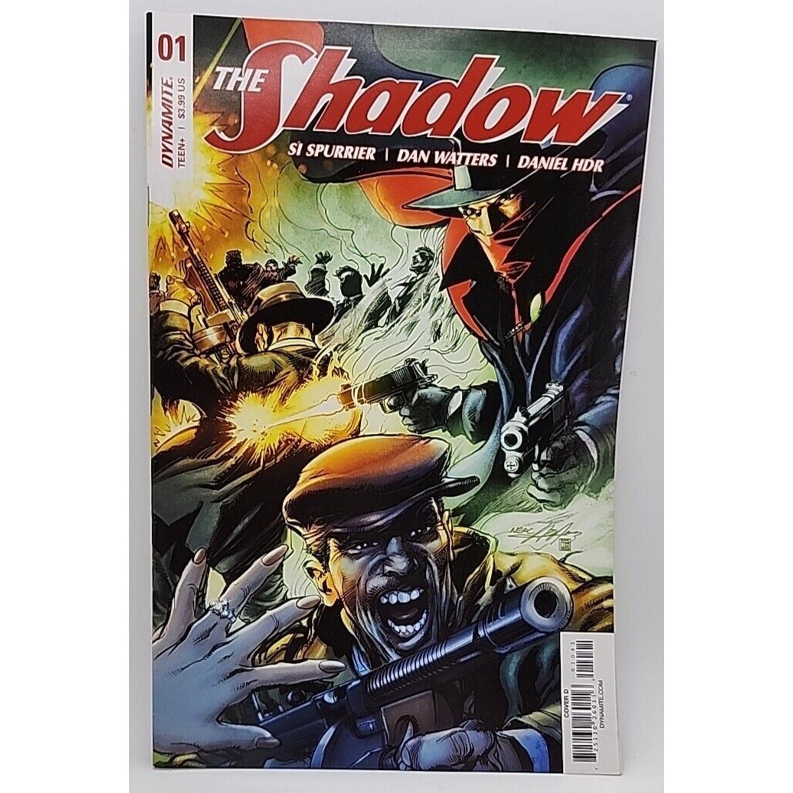 The Shadow #01 Dynamite Comics Cover Variant D by Neal Adams Tim Shinn