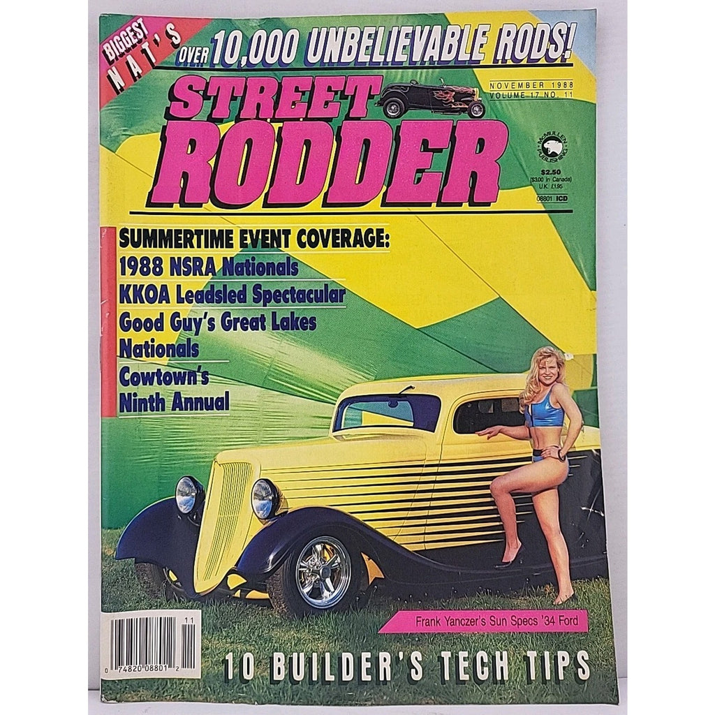 Street Rodder Magazine - November 1988 - Volume 17 No. 11