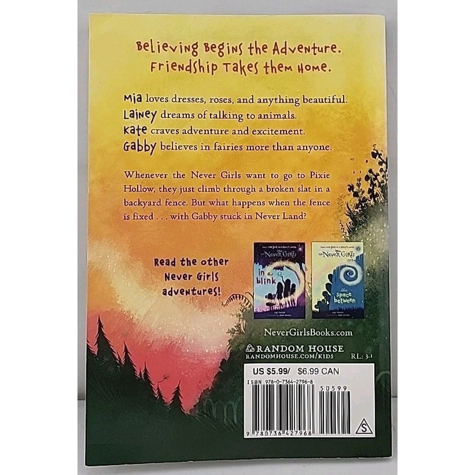 Never Girls #3: a Dandelion Wish (Disney: the Never Girls) by Kiki Thorpe (2013,