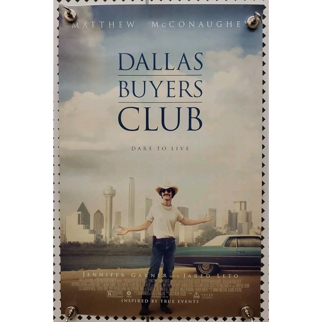 Dallas Buyers Club 2013 Double Sided Original Movie Poster 11x17