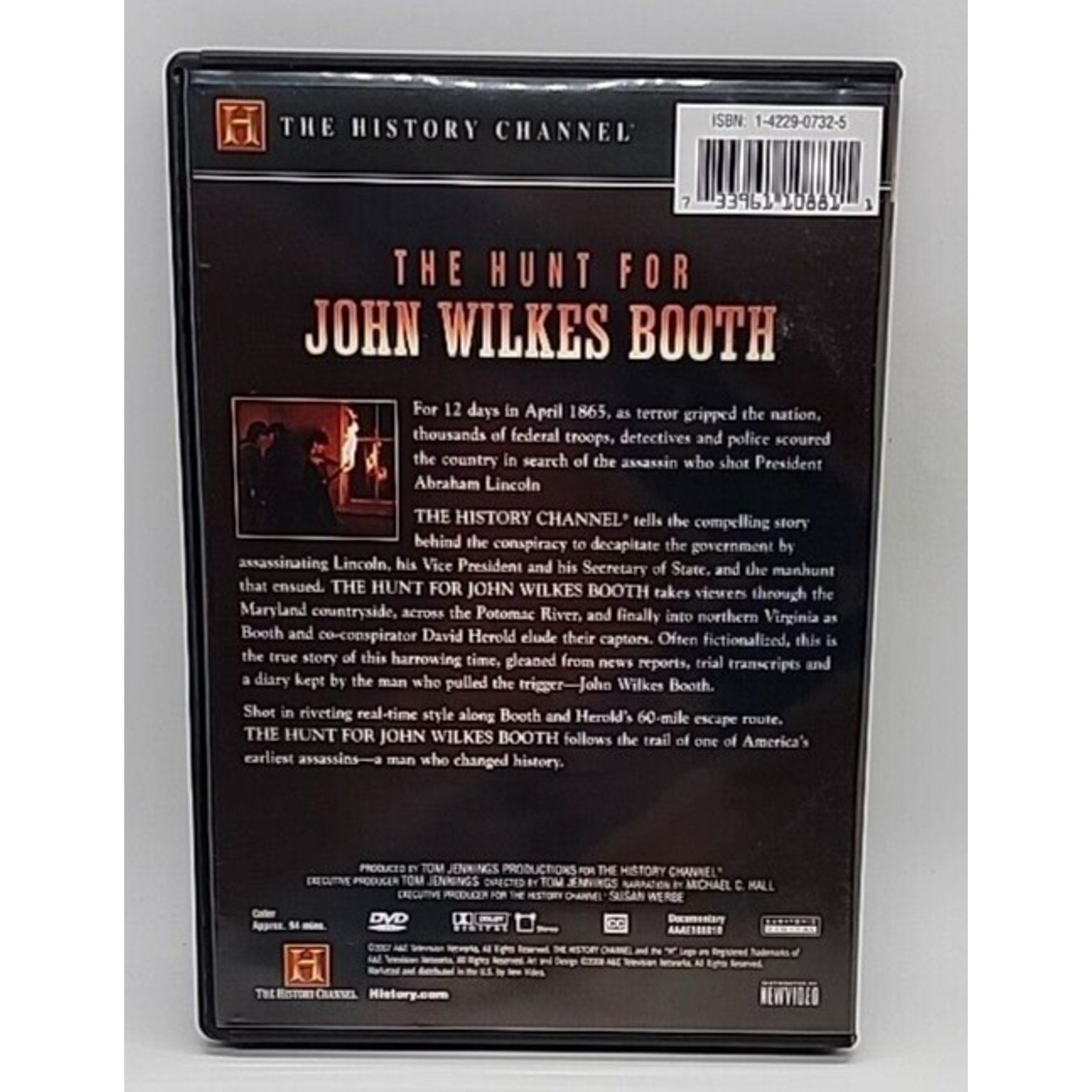 The Hunt for John Wilkes Booth (DVD, 2007)