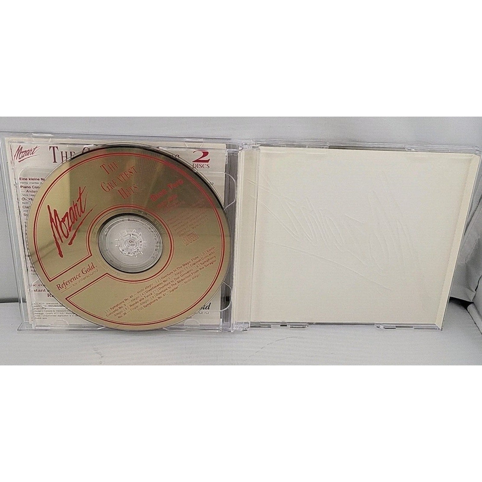 Mozart The Greatest Hits 2 Discs CD
