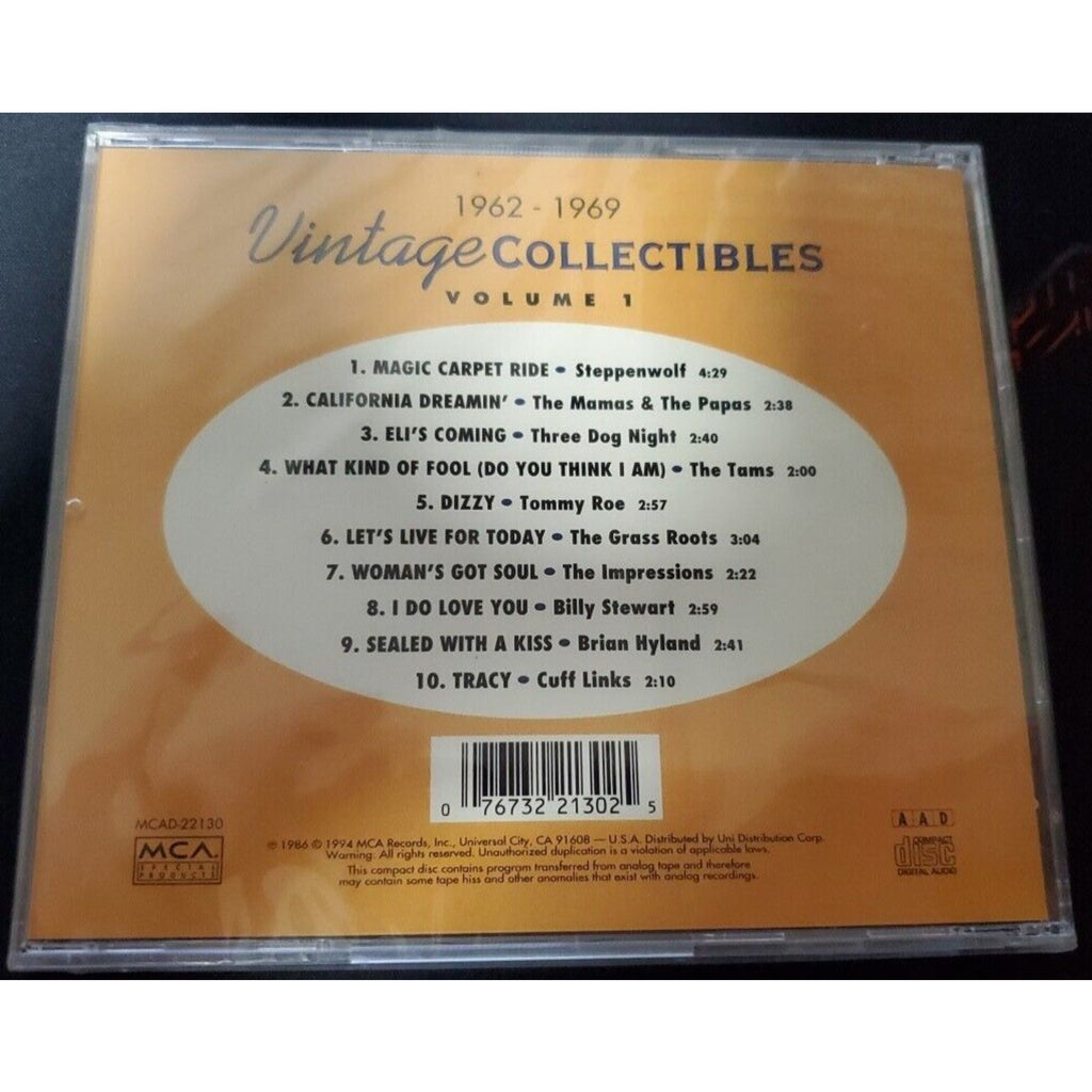 Vintage Collectibles, Vol. 1: 1962-1969 by Various Artists (CD, Aug-1994,...