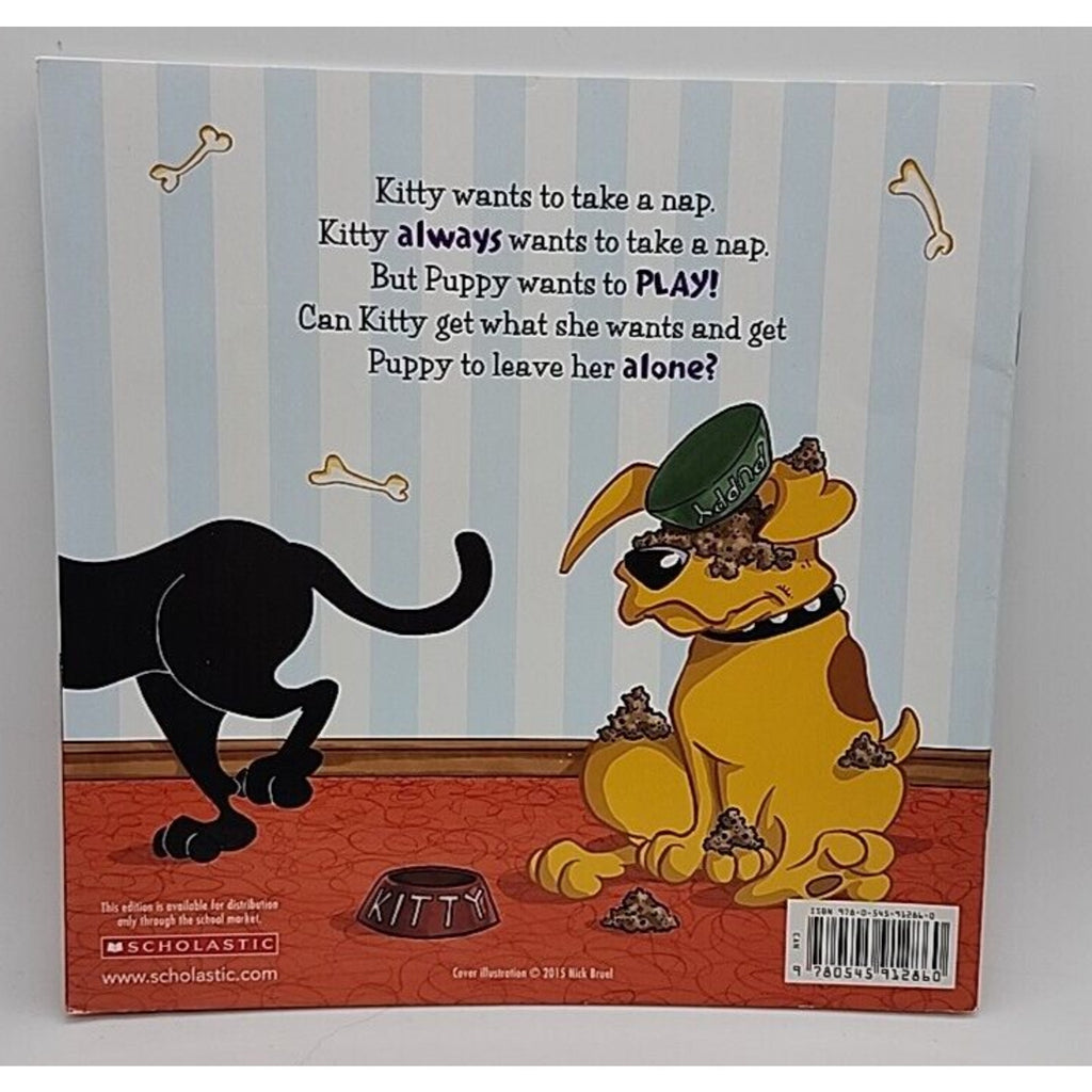 Bad Kitty Does NOT Like Dogs By Nick Bruel Paperback, 2015