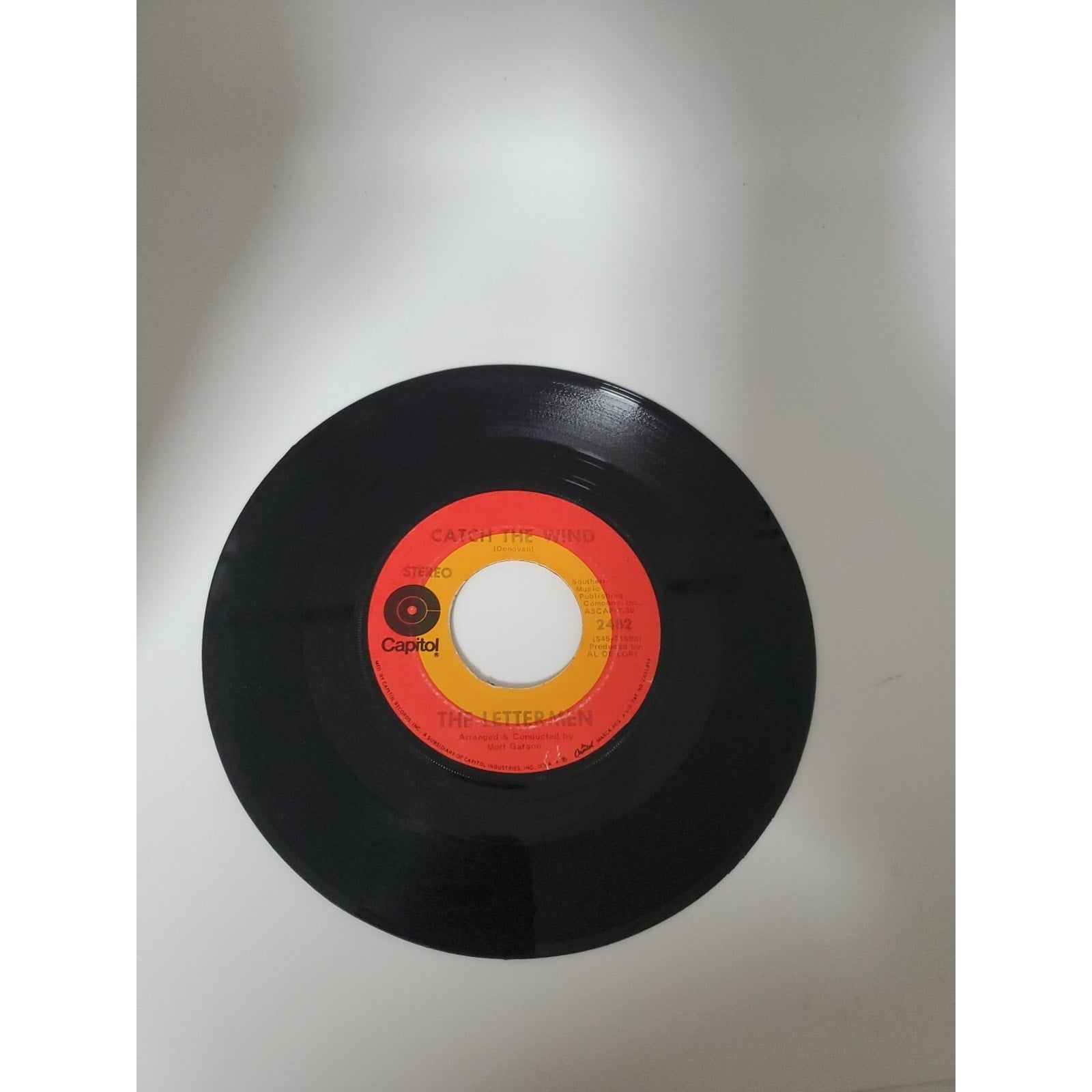 The Lettermen - Catch The Wind/Hurt So Bad 45 RPM 7” Record