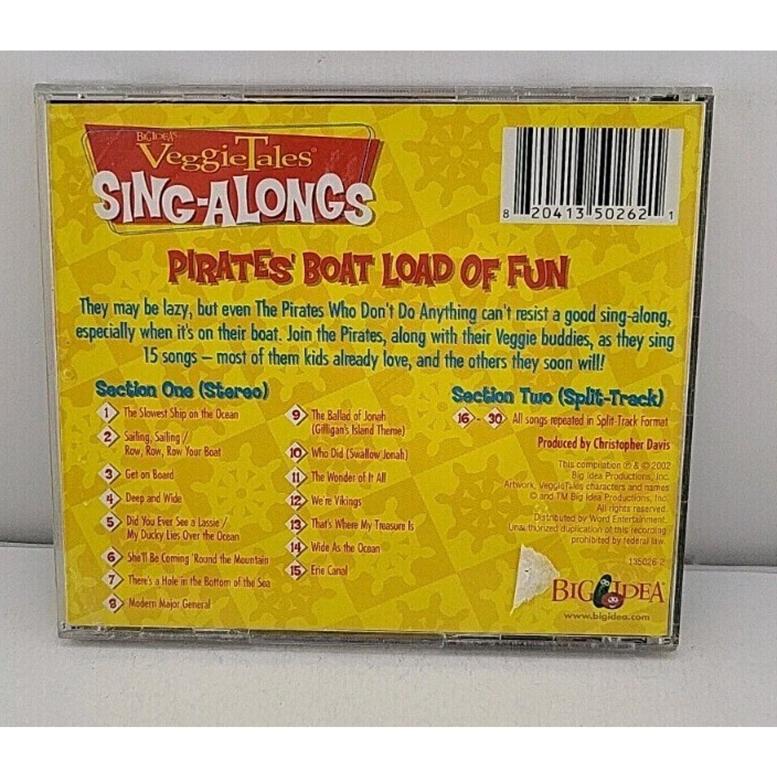 VeggieTales: Pirates' Boat Load of Fun by VeggieTales (CD, Word Distribution)