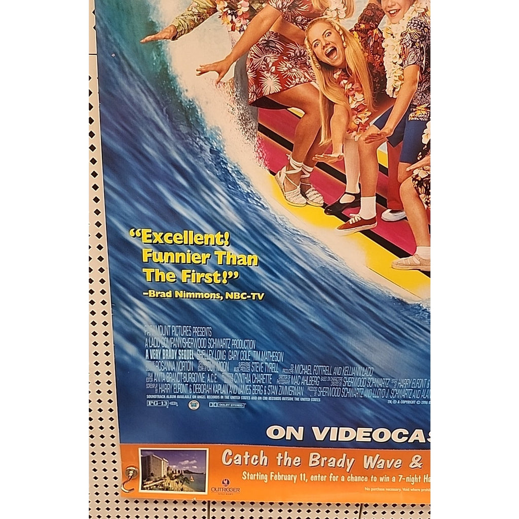 Rolled A Very Brady Sequel 1996 Double-Sided Movie Poster 27x40 Shelley Long
