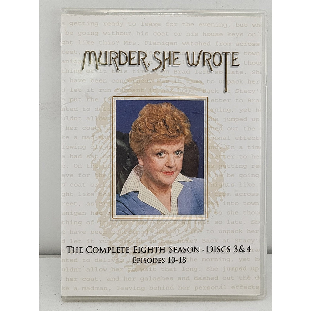 Murder, She Wrote The Complete Eight Season Discs 3&4 Episodes 10-18 DVD