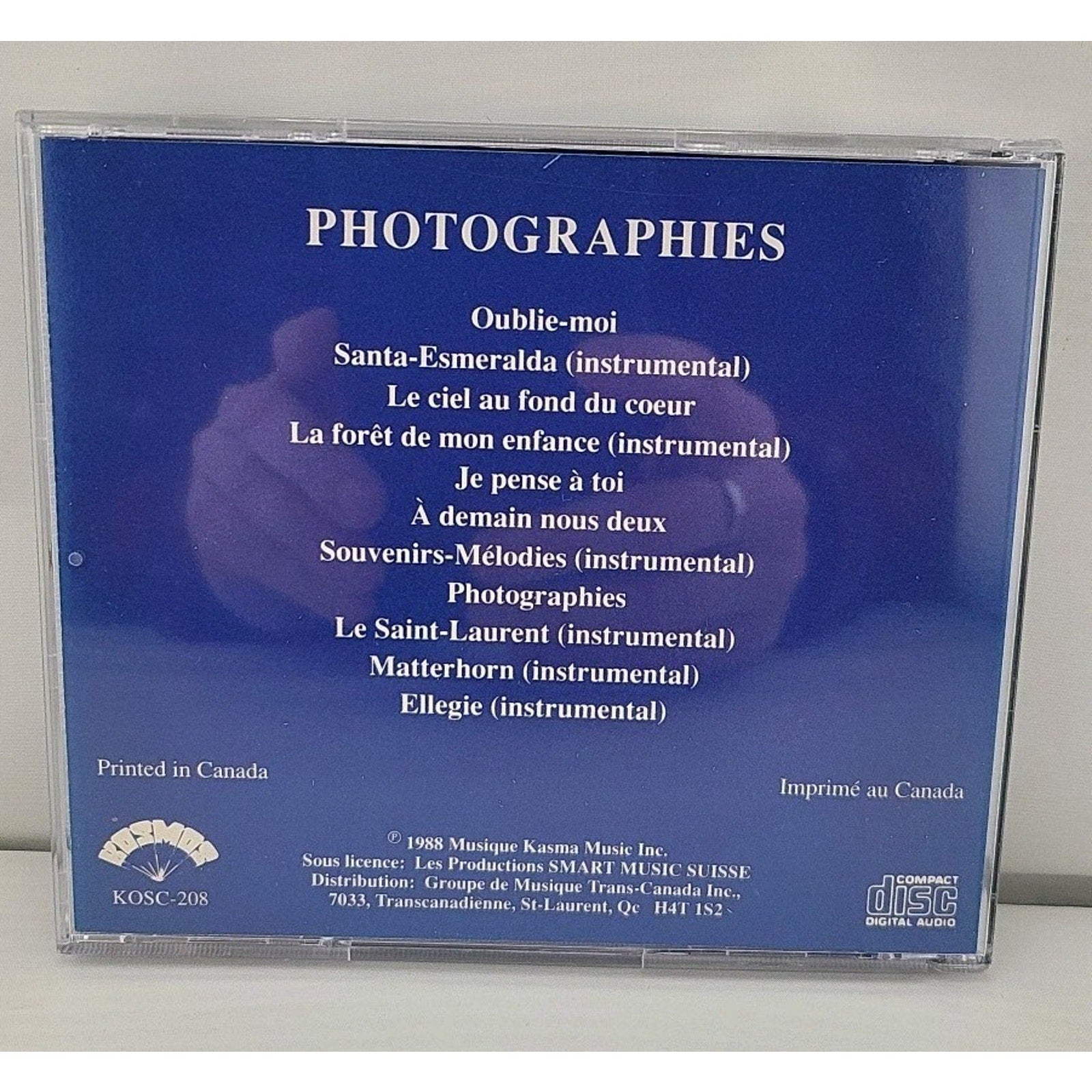 Alain Morisod Sweet People Photographies CD