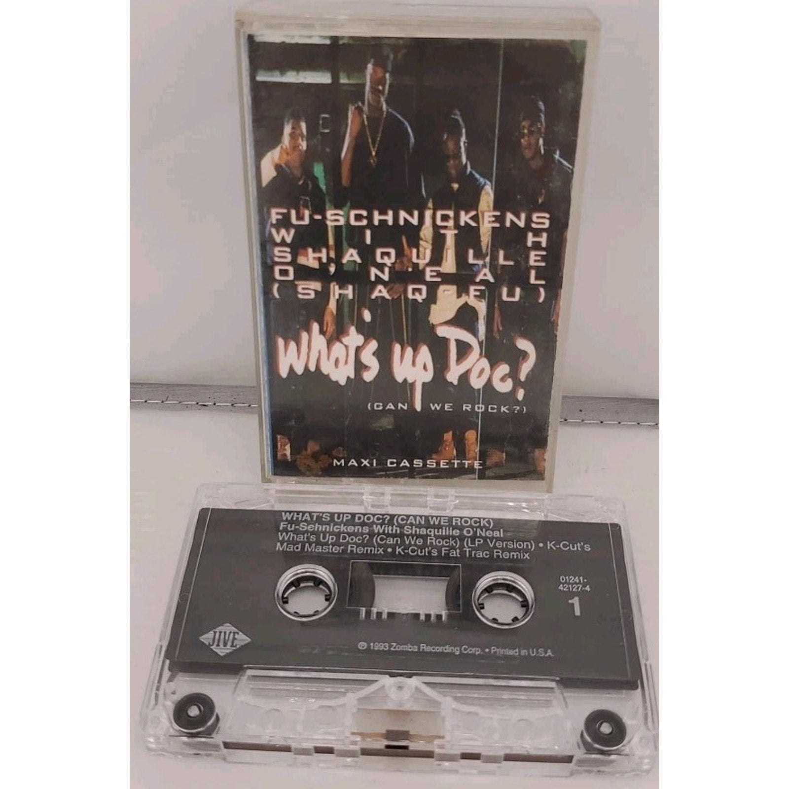 Fu-Schnickens Shaquille O'Neal Whats Up Doc? Cassette Tape Maxi-Single 1993