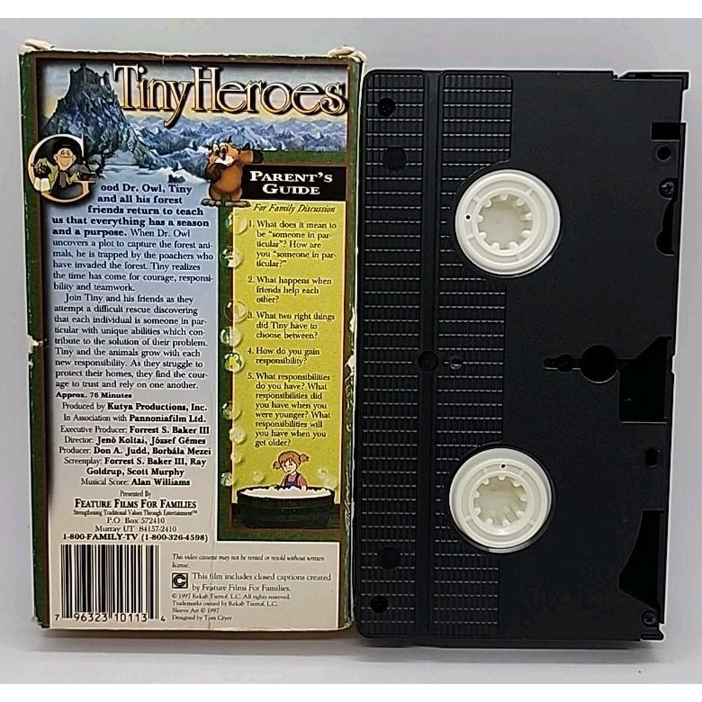 Tiny Heroes (VHS, 1997)