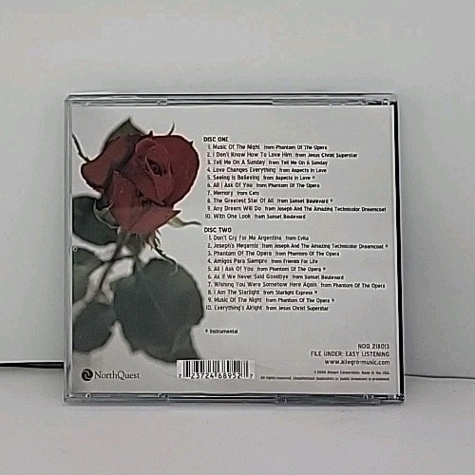 Panpipe Favorites by Andrew Lloyd Webber (Composer) (CD, Oct-2004, 2 Discs,...