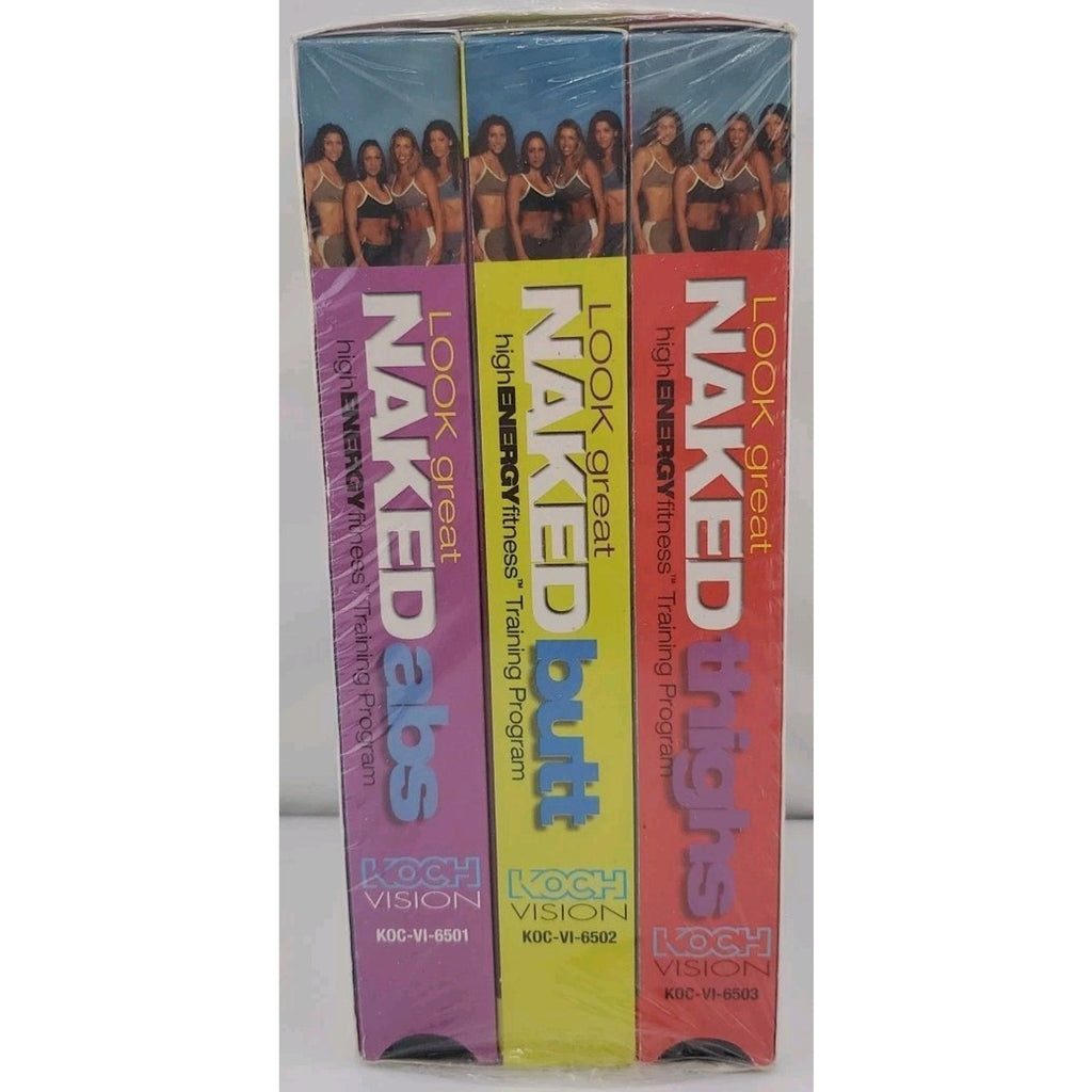 Look Great Naked - 3 Pack (VHS, 2002) *Brand New*