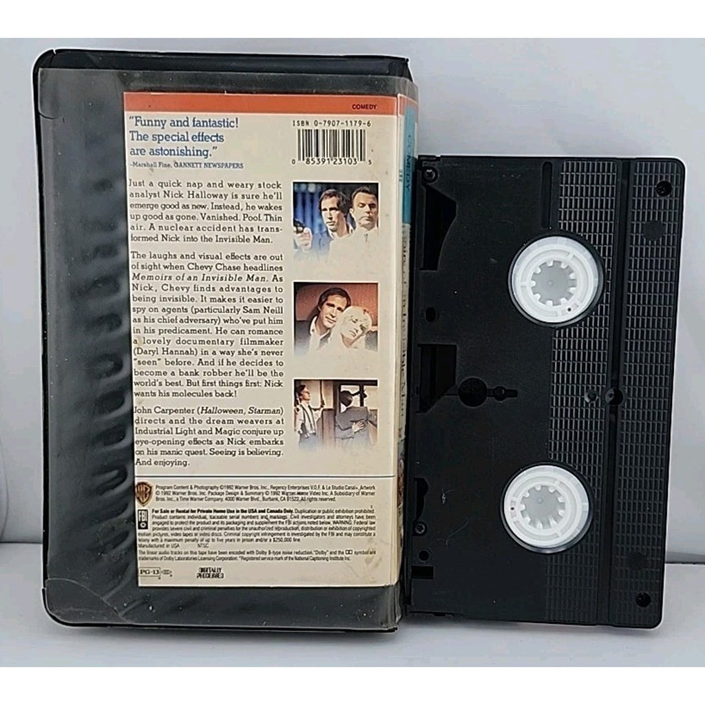 Memoirs of an Invisible Man (VHS, 1992)