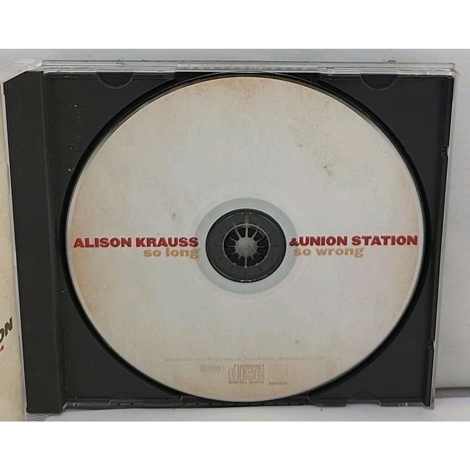 So Long So Wrong by Krauss, Alison (CD, 1997)