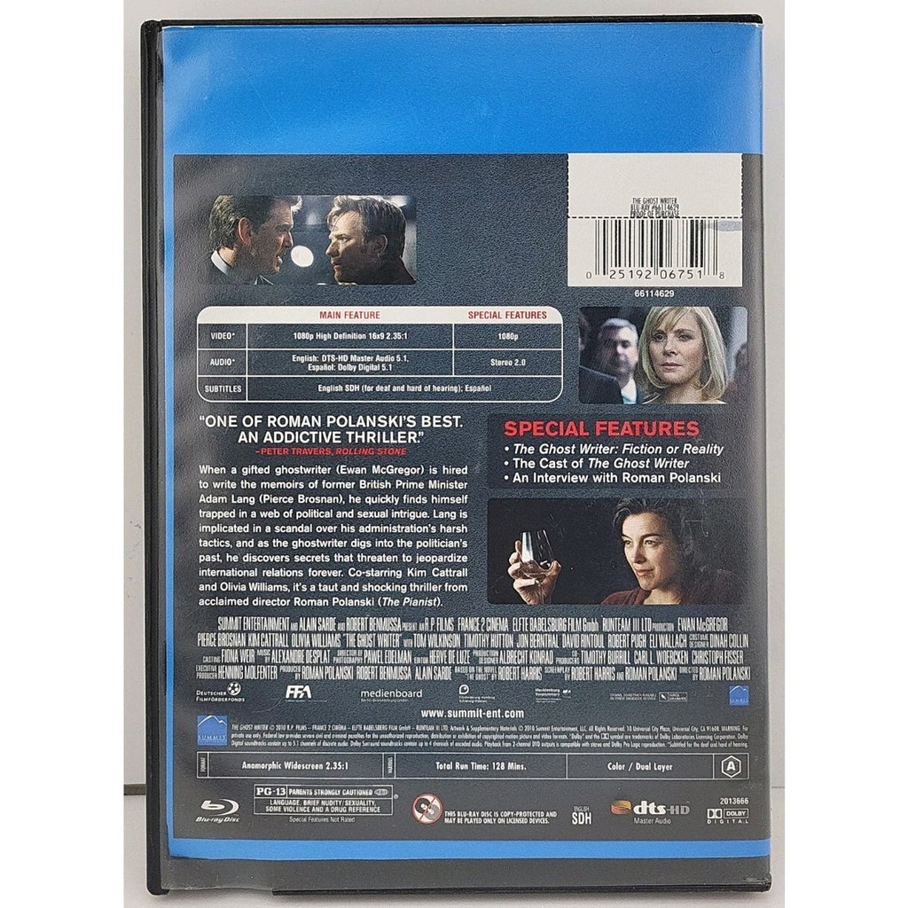 The Ghost Writer (Blu-ray, 2010)