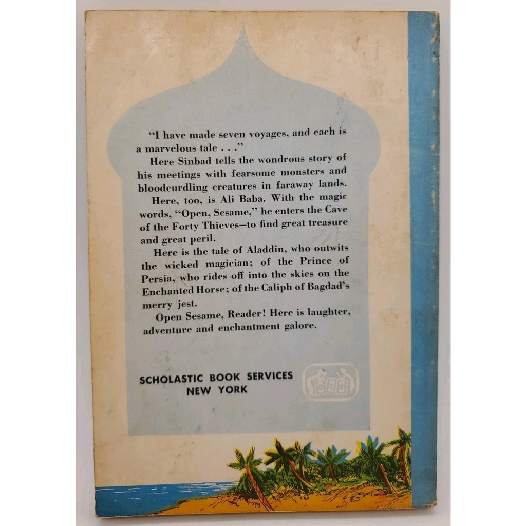 The Seven Voyages Of Sinbad retold by Gladys Davidson Scholastic Book Sept 1965