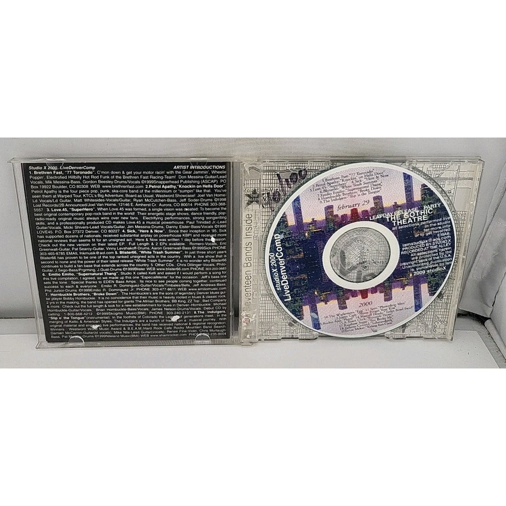 Studio X: Live Denver by Various Artists (CD, Jun-2004, Hapi Skratch Records)