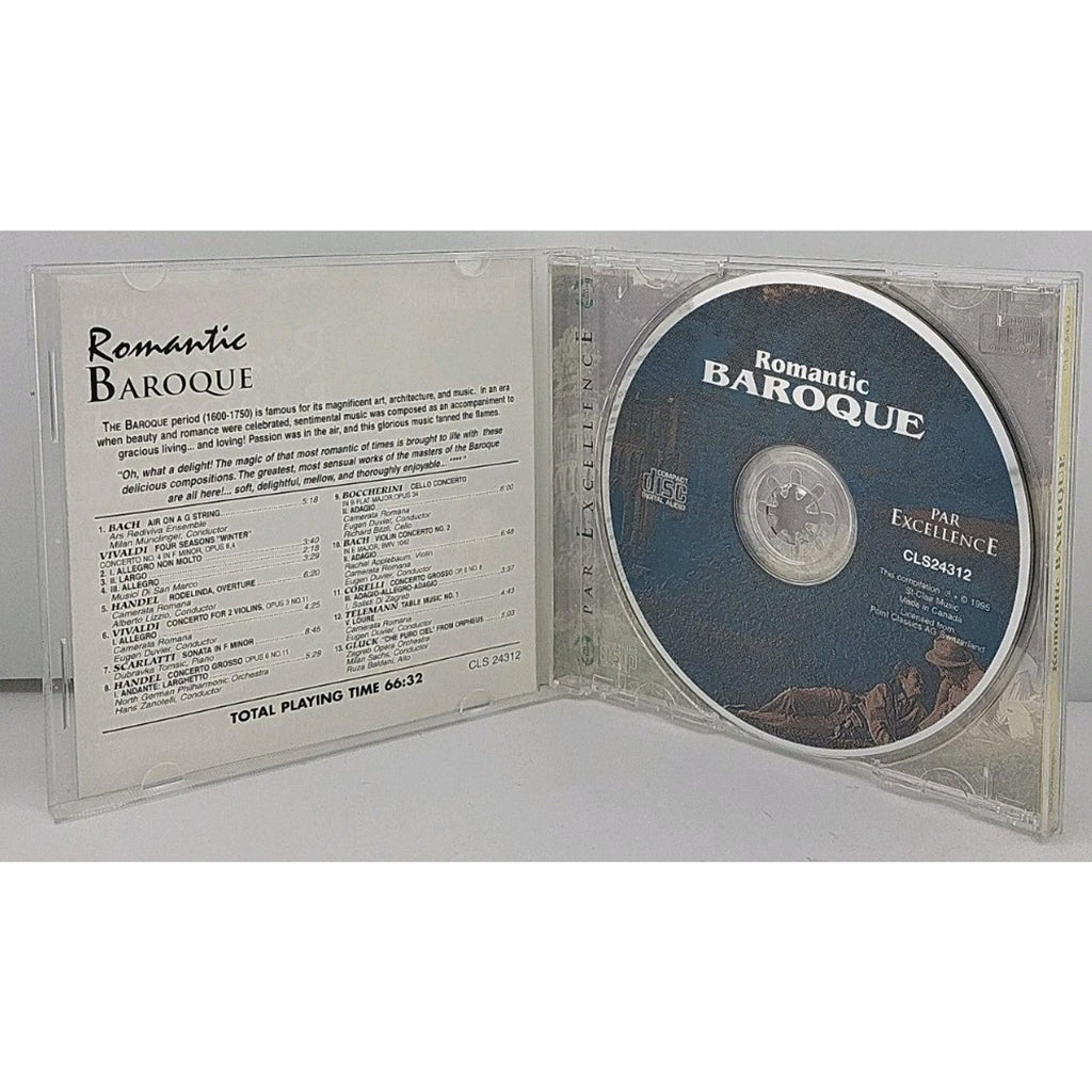 Romantic Baroque CD Vivaldi Telemann Corelli Bach Scarlatti & More