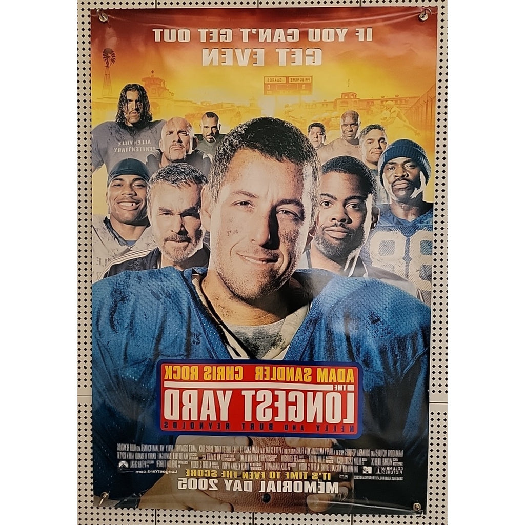 The Longest Yard Original 27x40 D/S Movie Poster 2005 *Memorial Day Release*