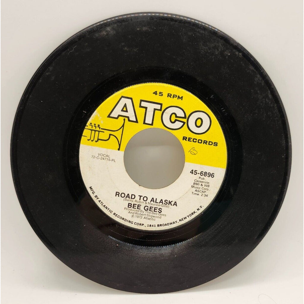Run to Me / Road to Alaska by Bee Gees (Record) - 45-6896