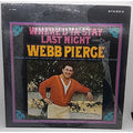 Webb Pierce Where'd Ya Stay Last Night DL 74844 1967 (Record)