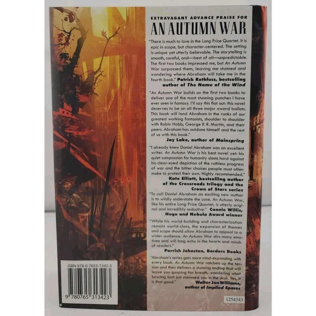 Autumn War by Daniel Abraham (2008, Hardcover)