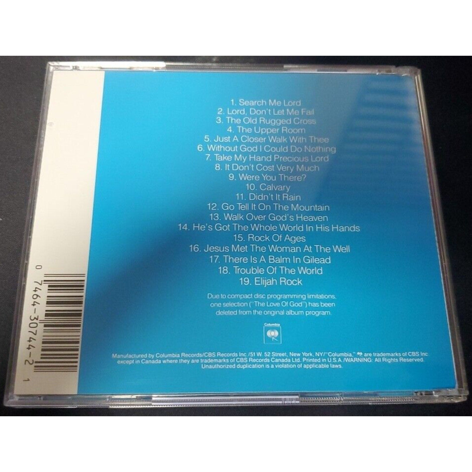 Jackson, Mahalia : Americas Favorite Hymns (CD)