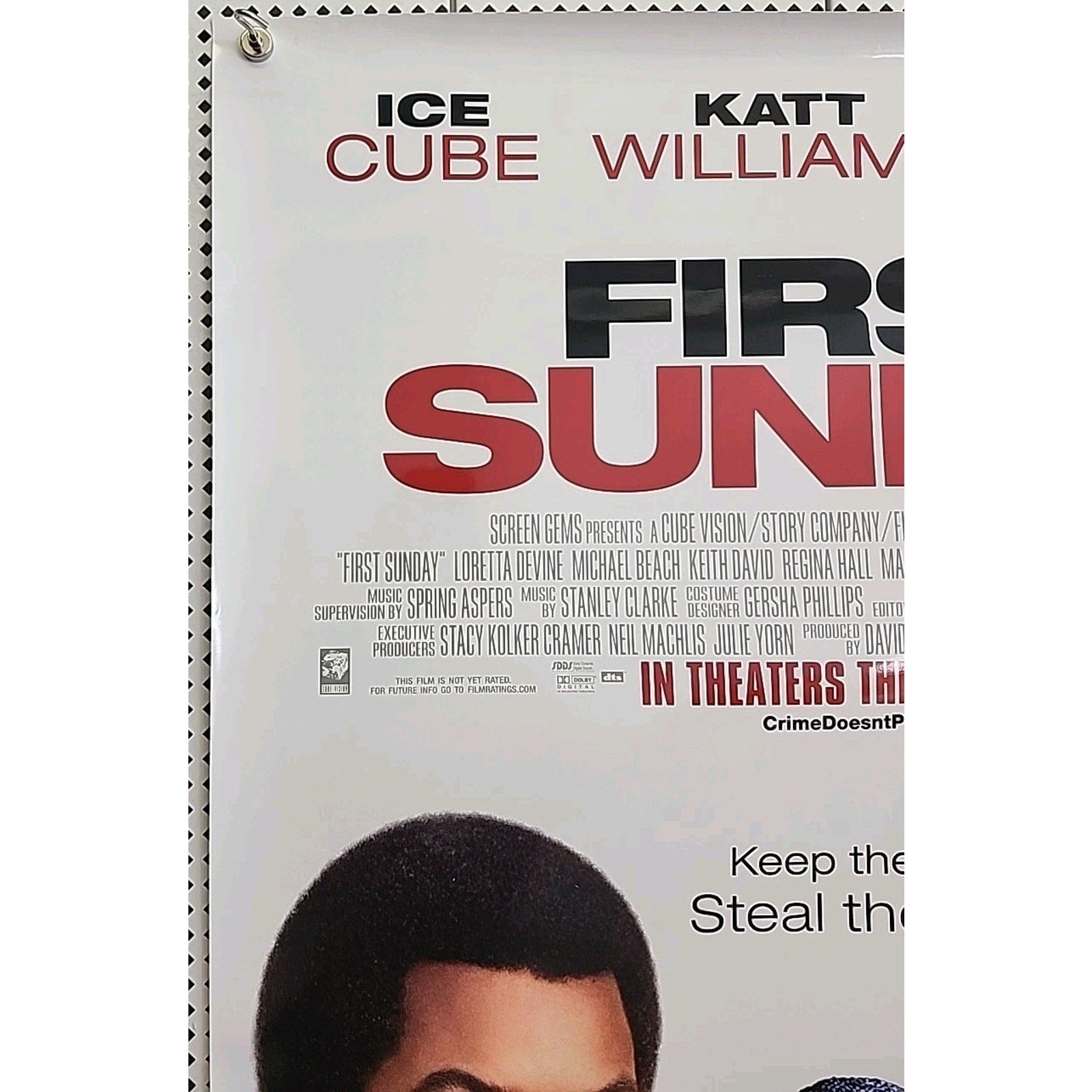 First Sunday 2008 Double Sided Original Movie Poster 27" x 40"