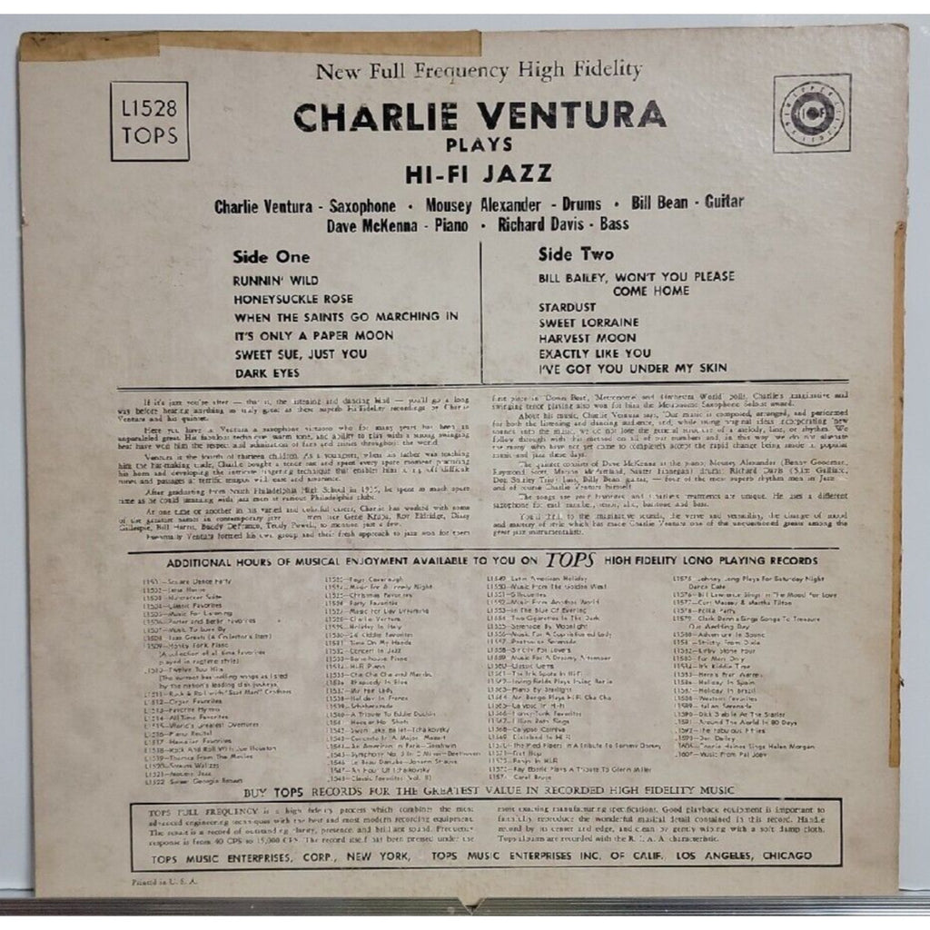 Charlie Ventura (Record)