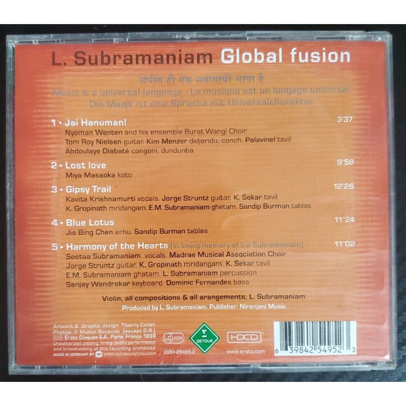 Global Fusion (Struntz) CD (1999)