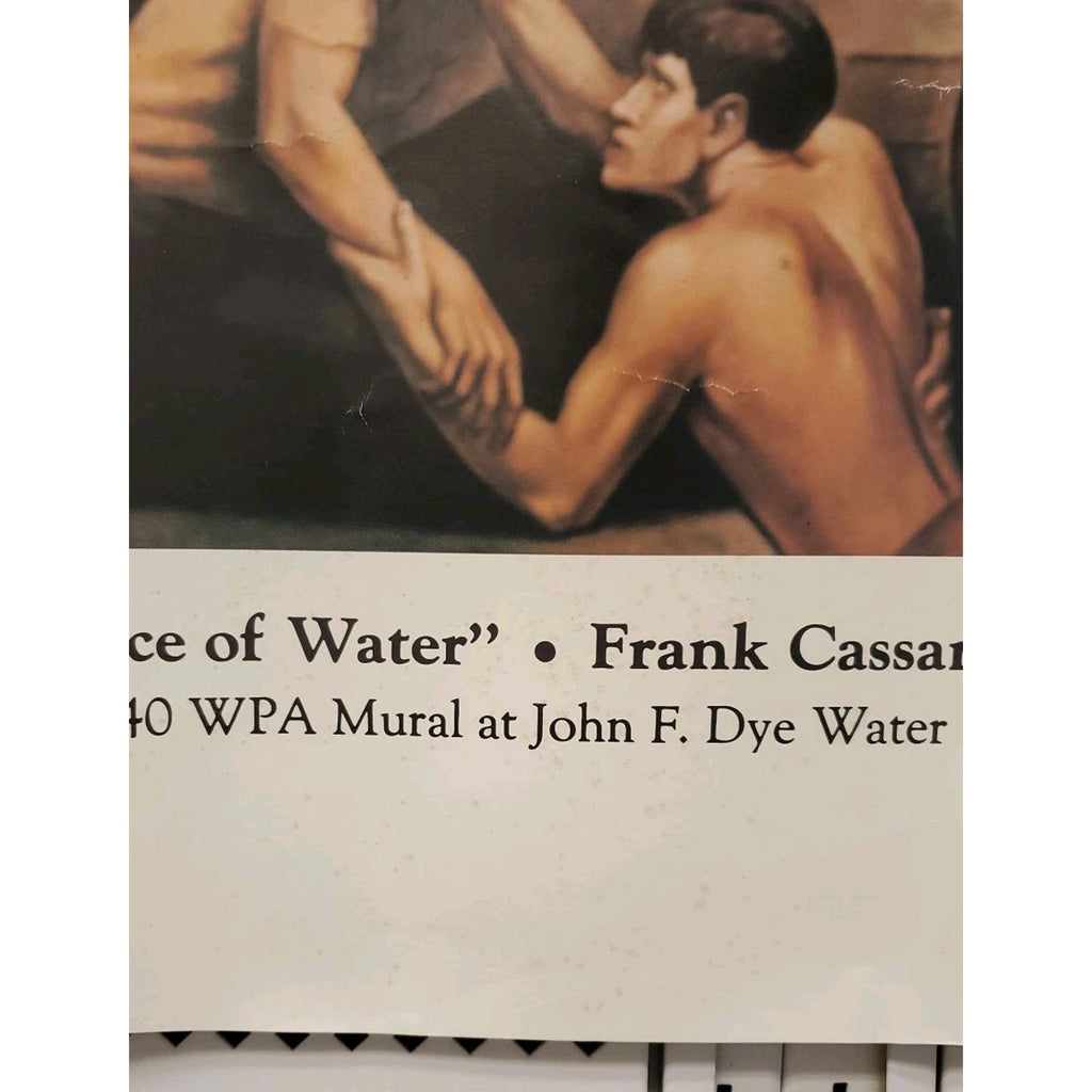 Board Of Water & Light Destructive Force of Water by Frank Cassara Poster 35x20