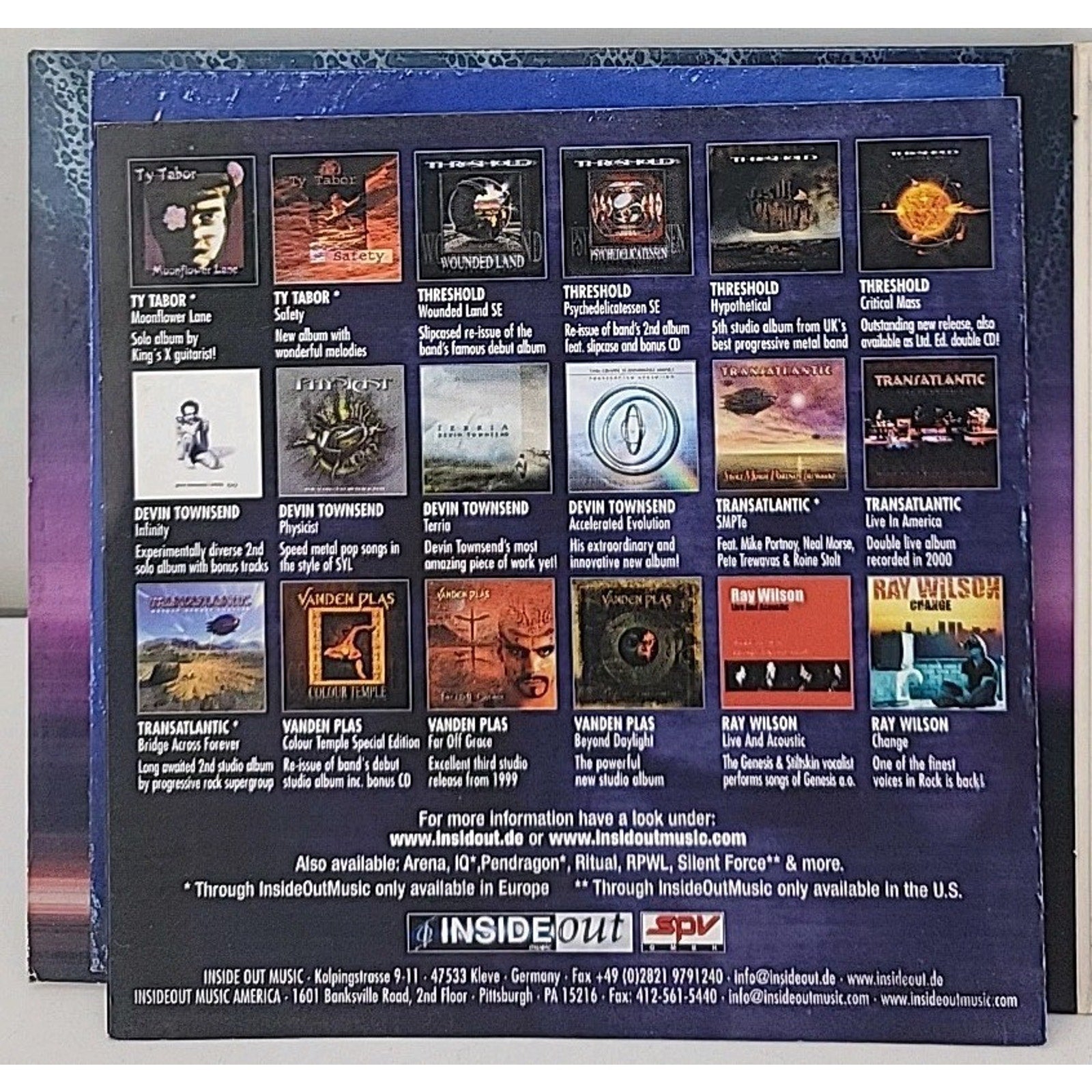 Black Utopia by Derek Sherinian (CD, 2003)
