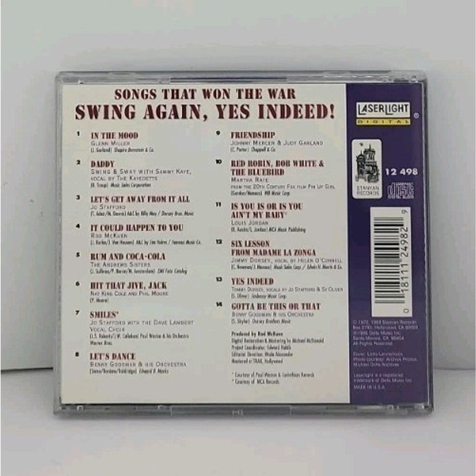 Songs that Won the War, Vol. 8: Swing Again, Yes Indeed by Various Artists (CD,