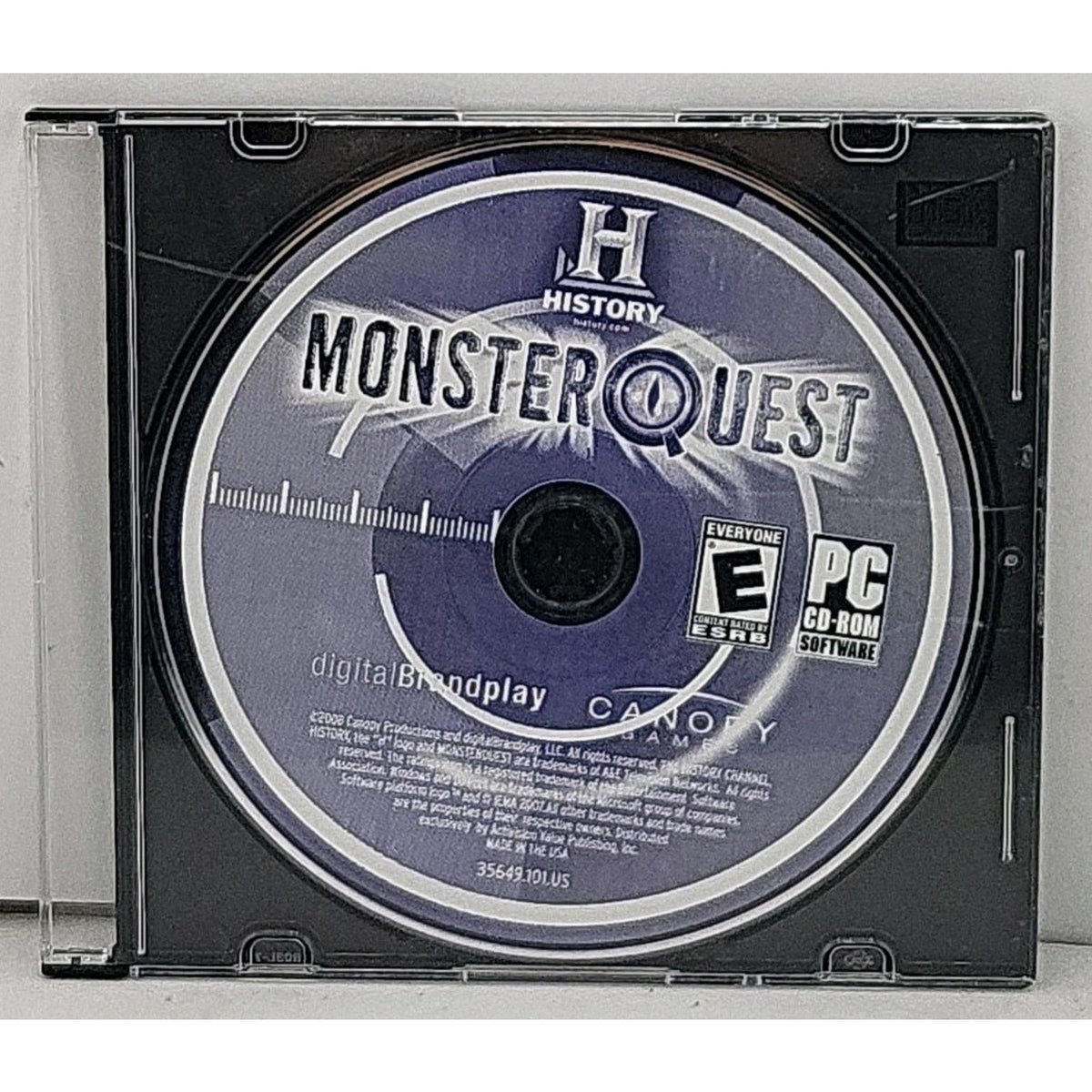 Monster Quest PC CD-ROM History Channel *Disc Only*