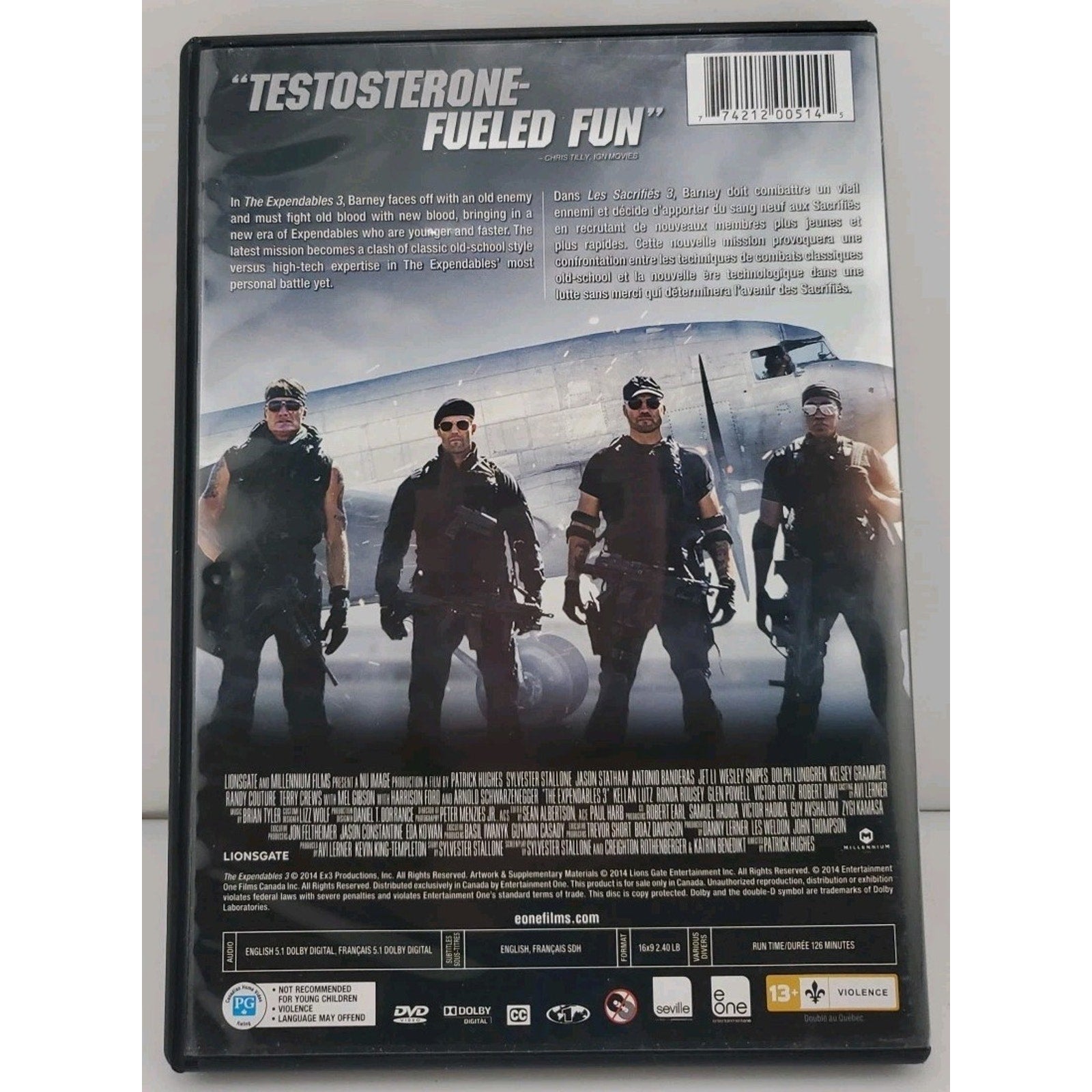 The Expendables 3 / Les sacrifiés 3 (Bilingual) (DVD)