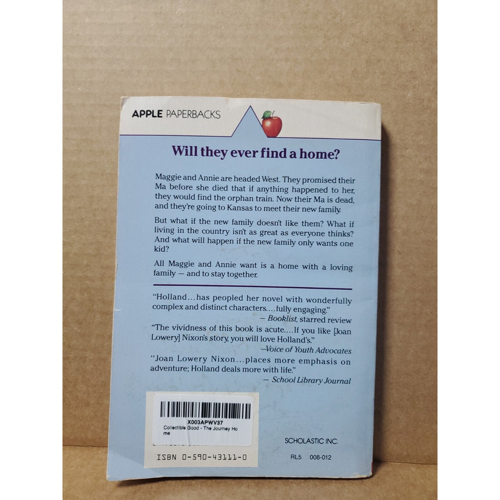 The Journey Home by Isabelle Holland (1993, Trade Paperback)