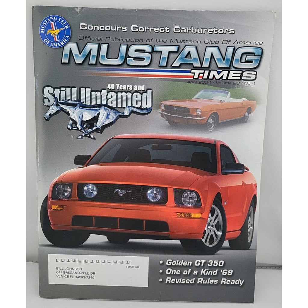 Mustang Times April 2004 Volume 28 #4